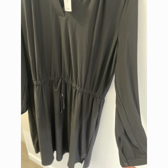 NWT Solid Long-Sleeve Flared Jersey Dress - In Every Story (Penningtons) - Picture 6 of 8